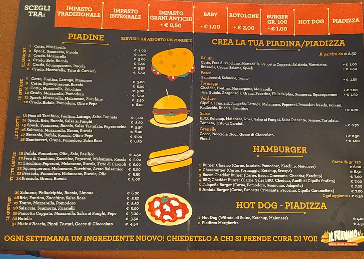 Il fornino Photo Menu 1
