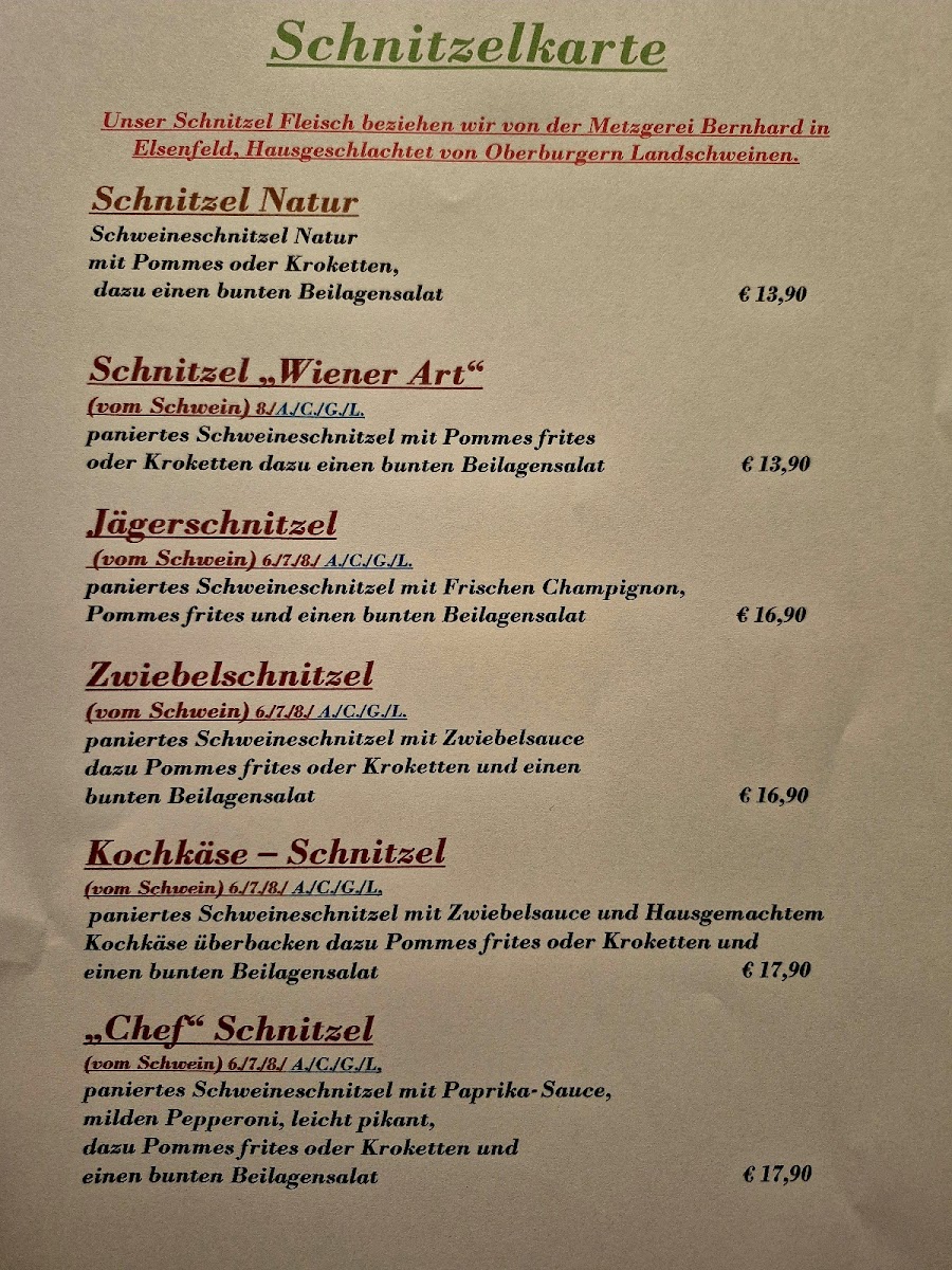 Wirtshaus Zur Fischerinsel Photo Menu 1