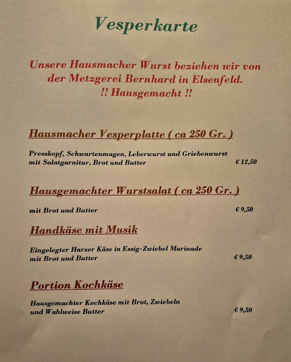 Wirtshaus Zur Fischerinsel Photo Menu 4