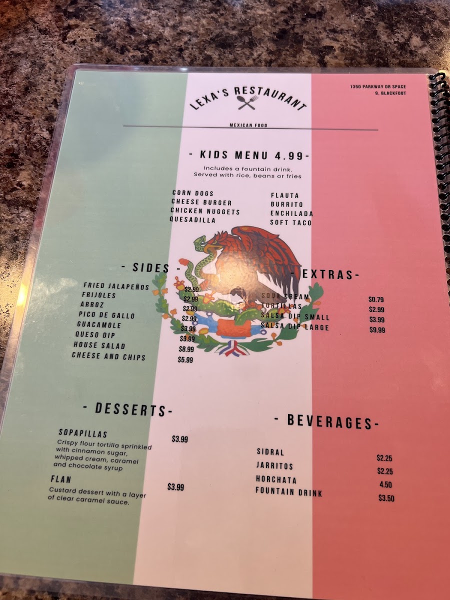 Lexa´s Restaurant Photo Menu 3