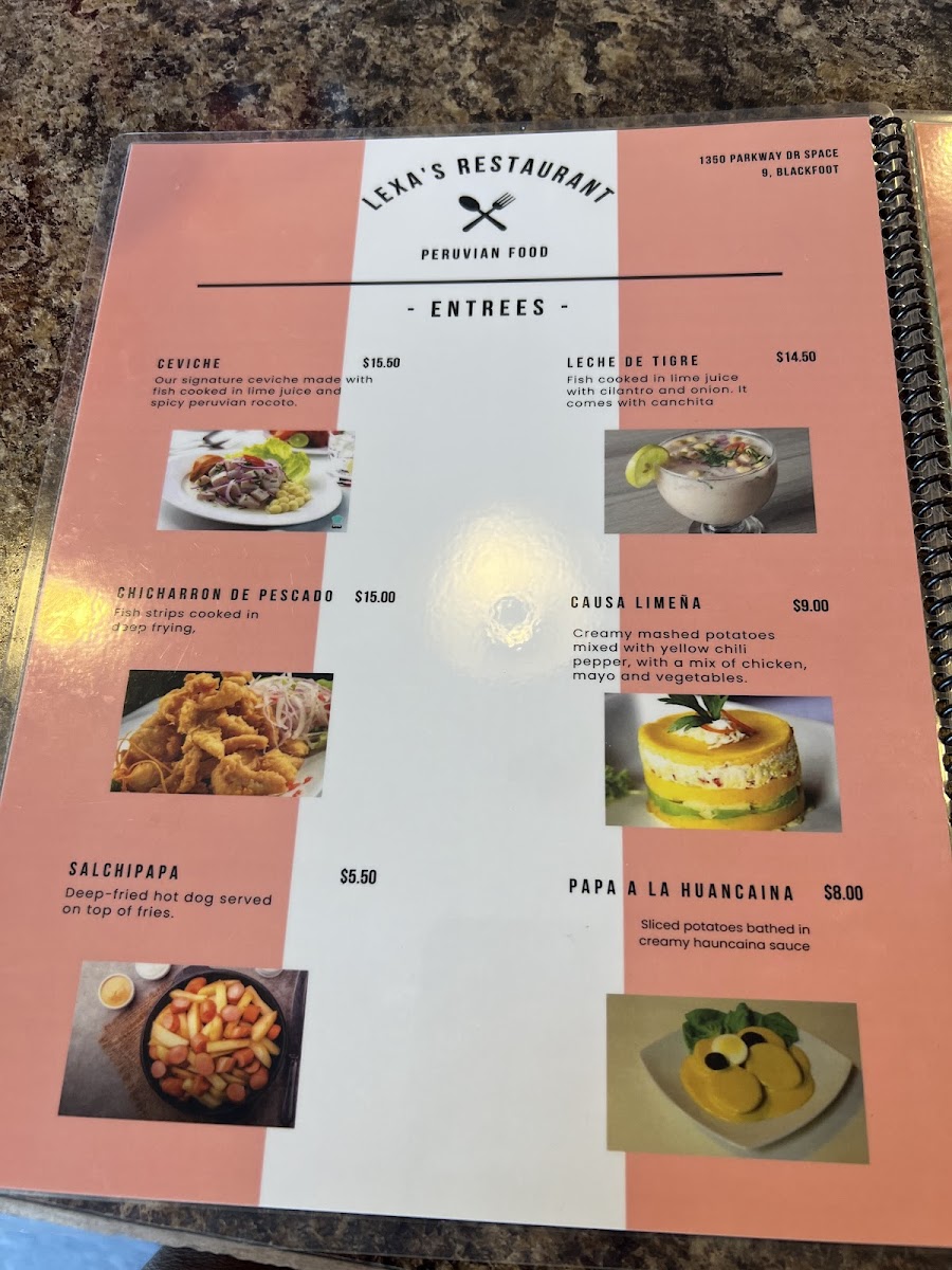 Lexa´s Restaurant Photo Menu 5