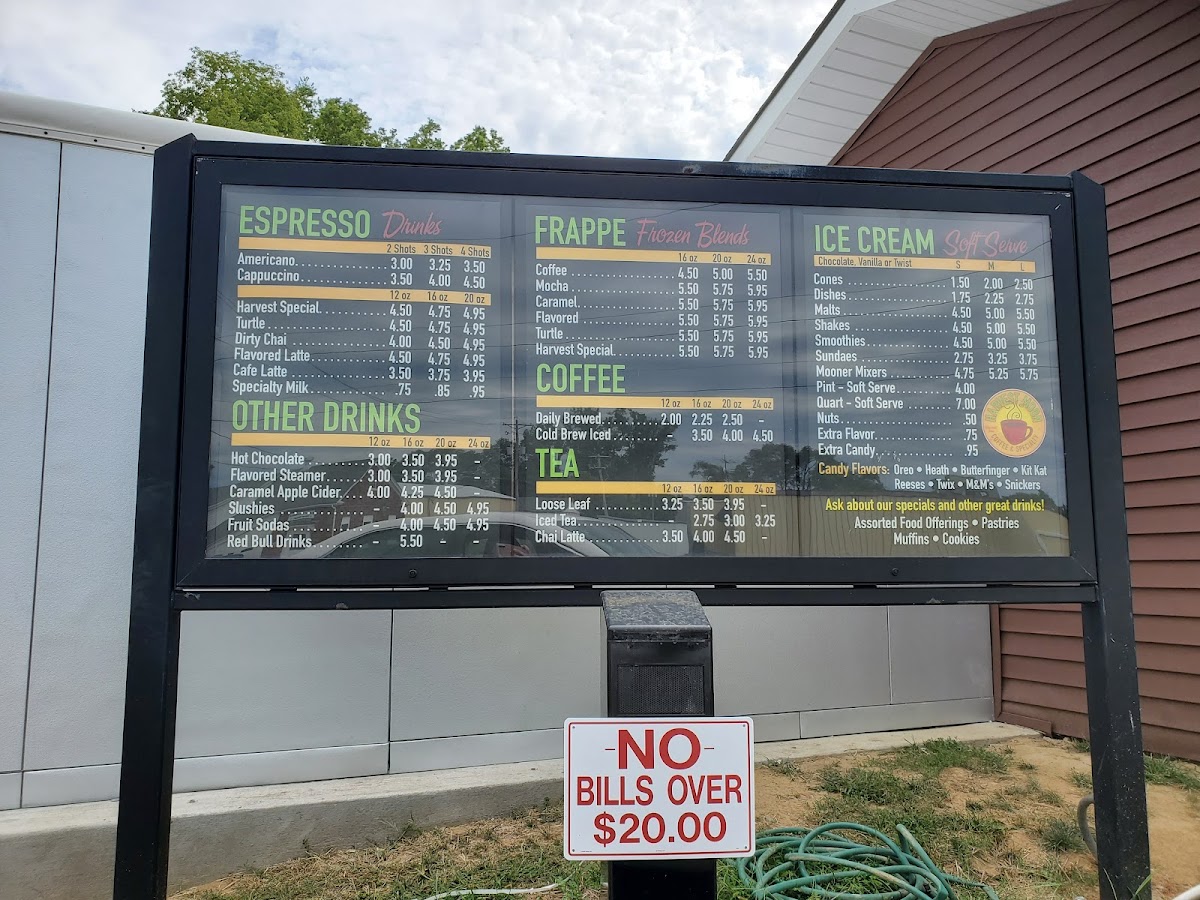 Harvest Moon Coffee & Specialty Photo Menu 1