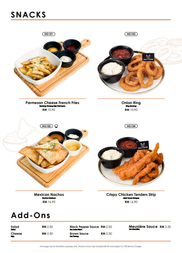Daily Coffee Raja Uda Photo Menu 1