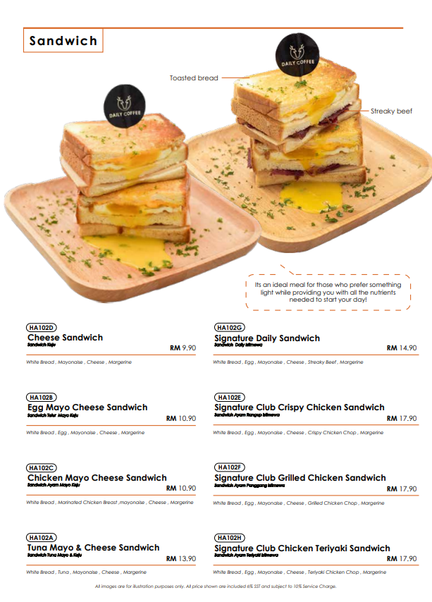 Daily Coffee Raja Uda Photo Menu 3