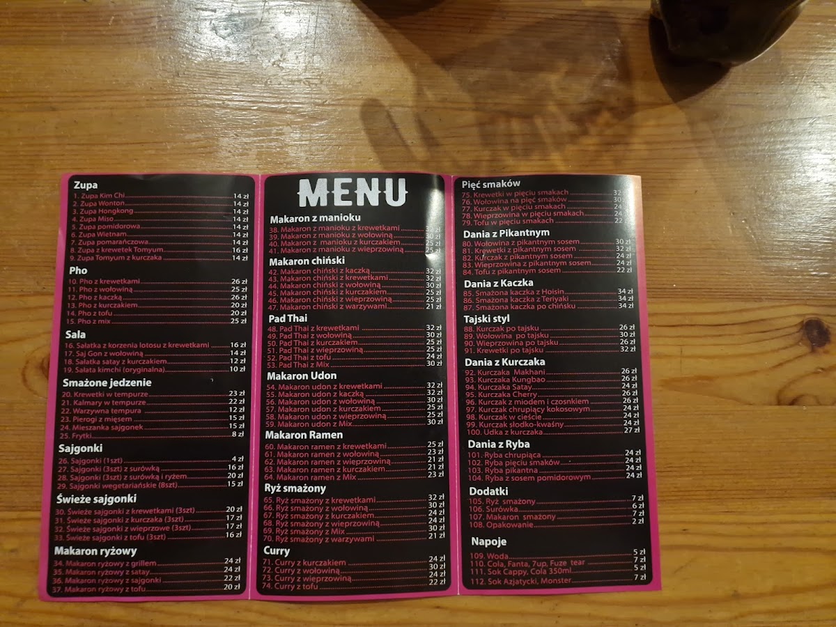 ATA Restauracja Azjatycka Photo Menu 3