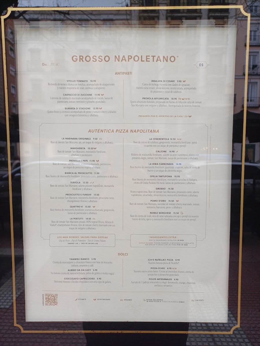 Senza Glutine di Grosso Napoletano Photo Menu 2