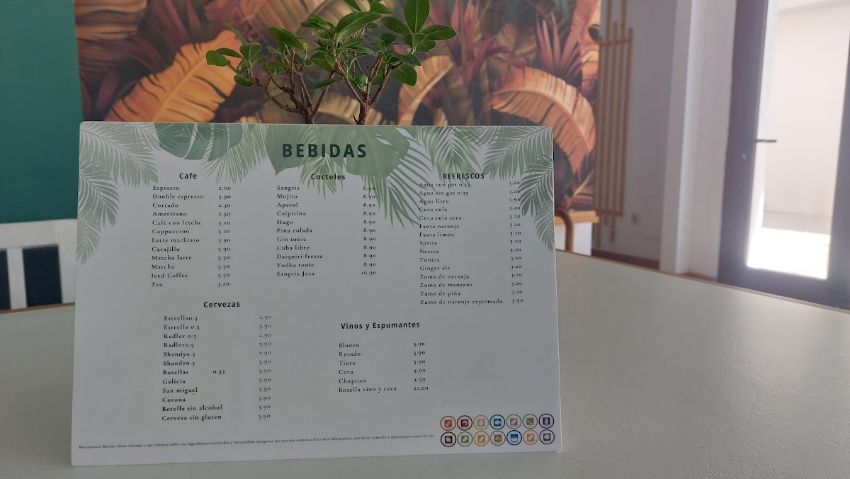 BUENOS AIRES RESTAURANT Photo Menu 1