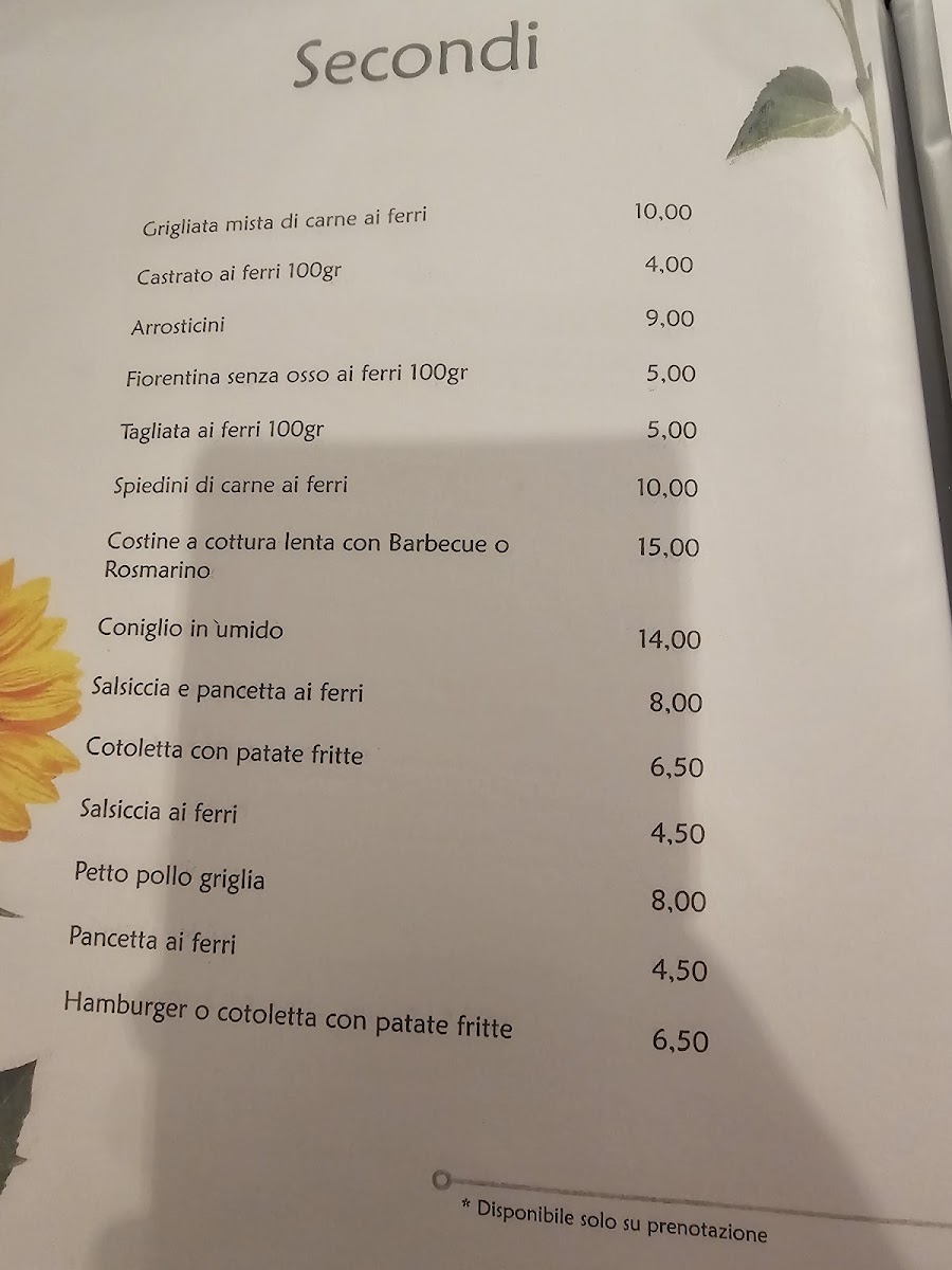 Ristorante Lincaran dla Ca' Vecia Photo Menu 1