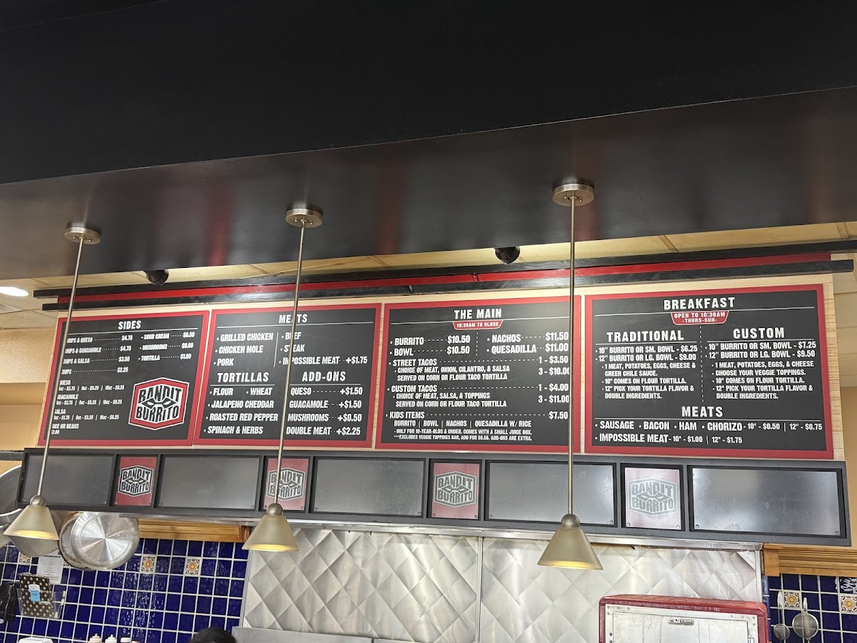 Bandit Burrito Photo Menu 1