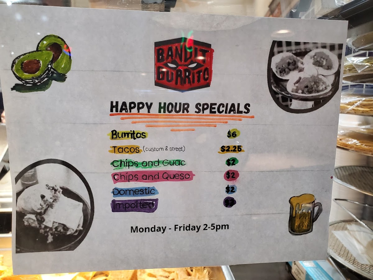 Bandit Burrito Photo Menu 2