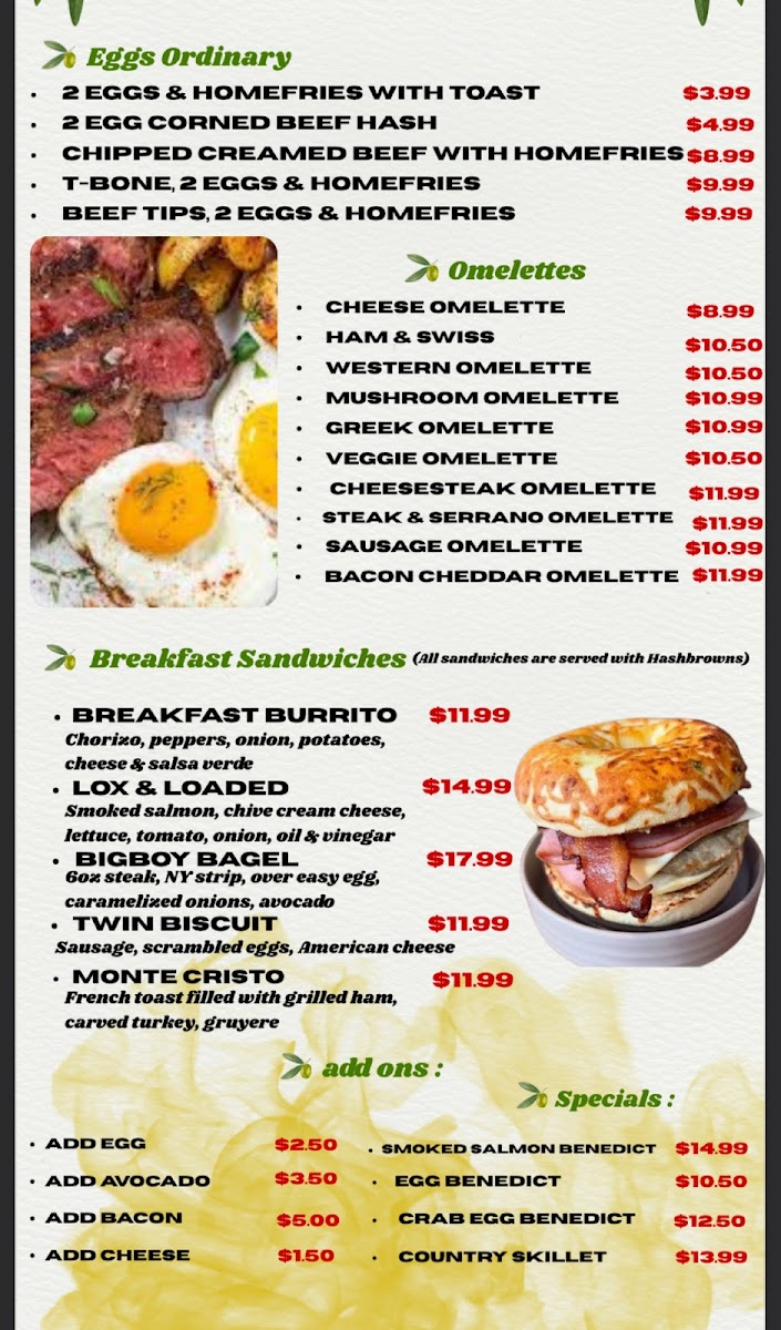 Olive Tree Diner & Grille Photo Menu 5