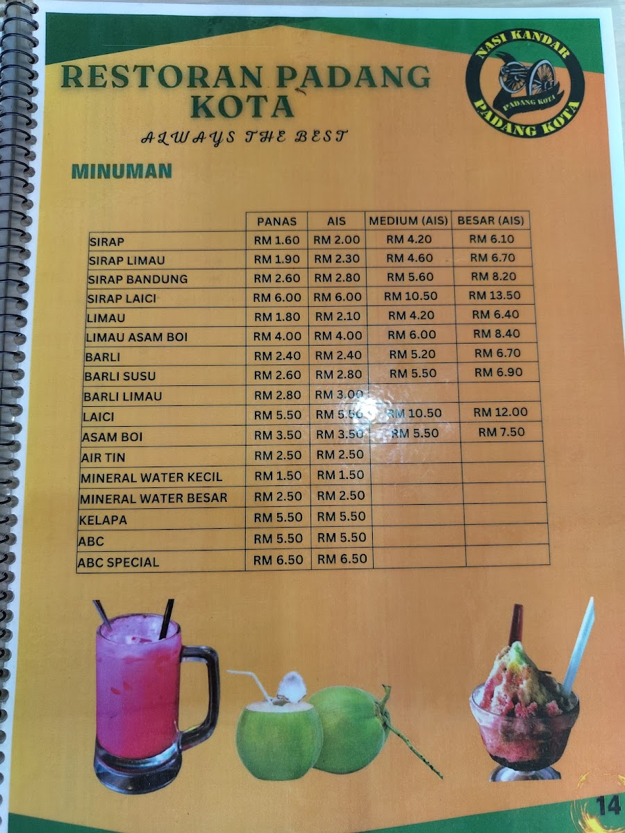 Padang Kota Corner Photo Menu 3