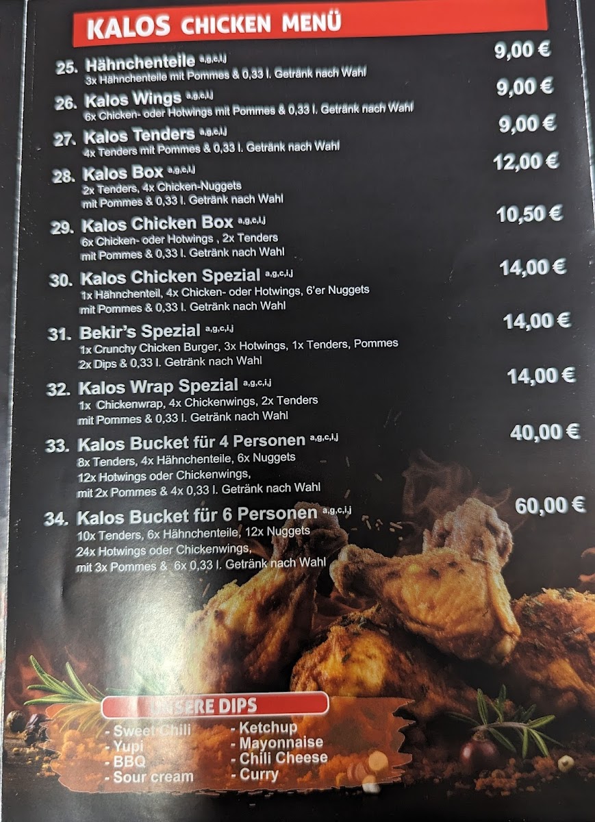Kalos Chicken & More Photo Menu 10