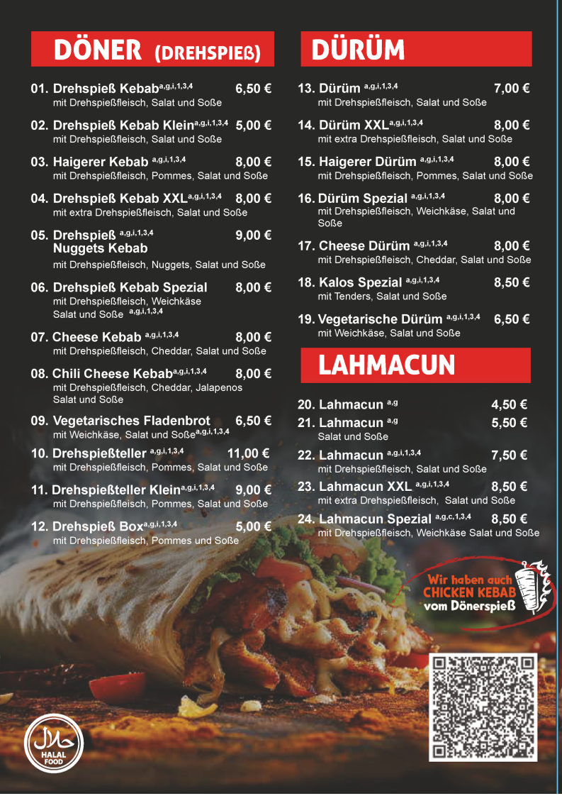 Kalos Chicken & More Photo Menu 3