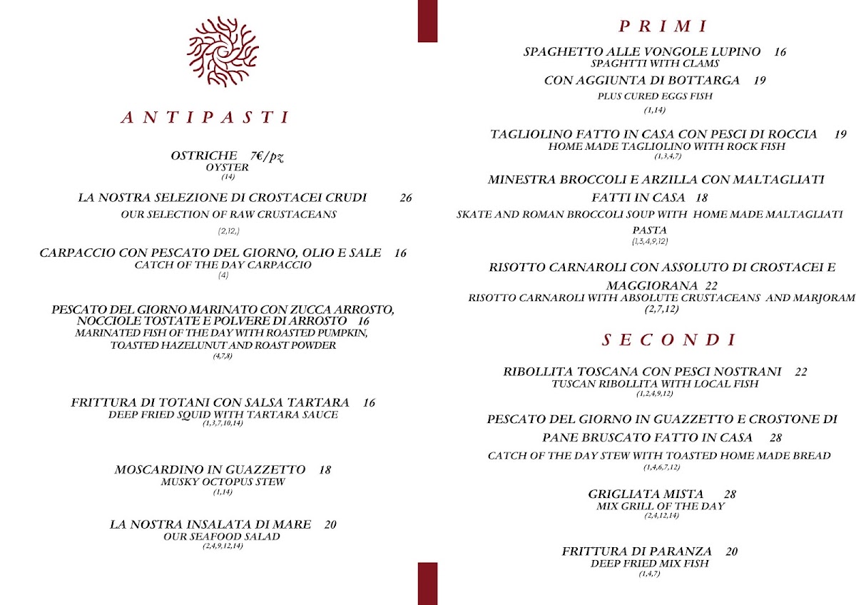 Gallo Ristorante di pesce Photo Menu 4