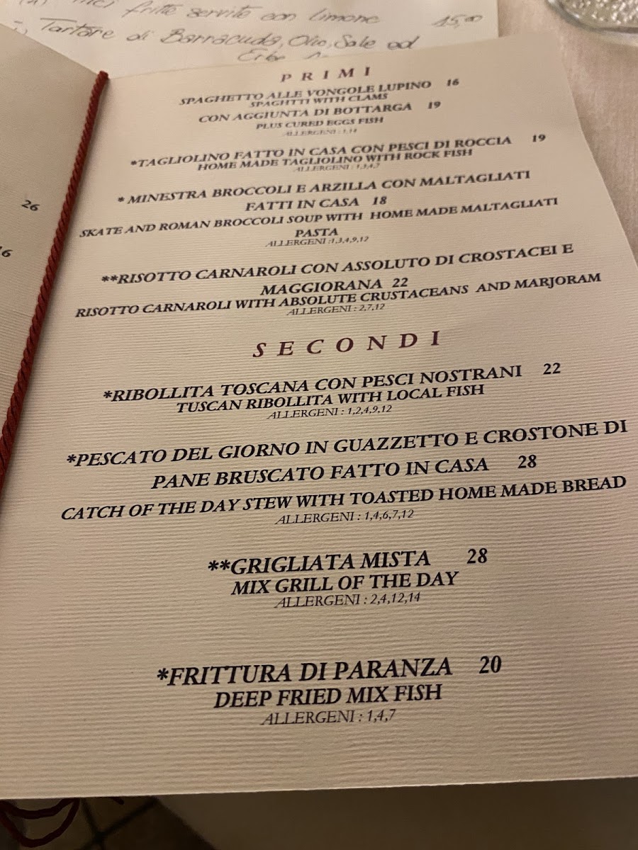 Gallo Ristorante di pesce Photo Menu 6