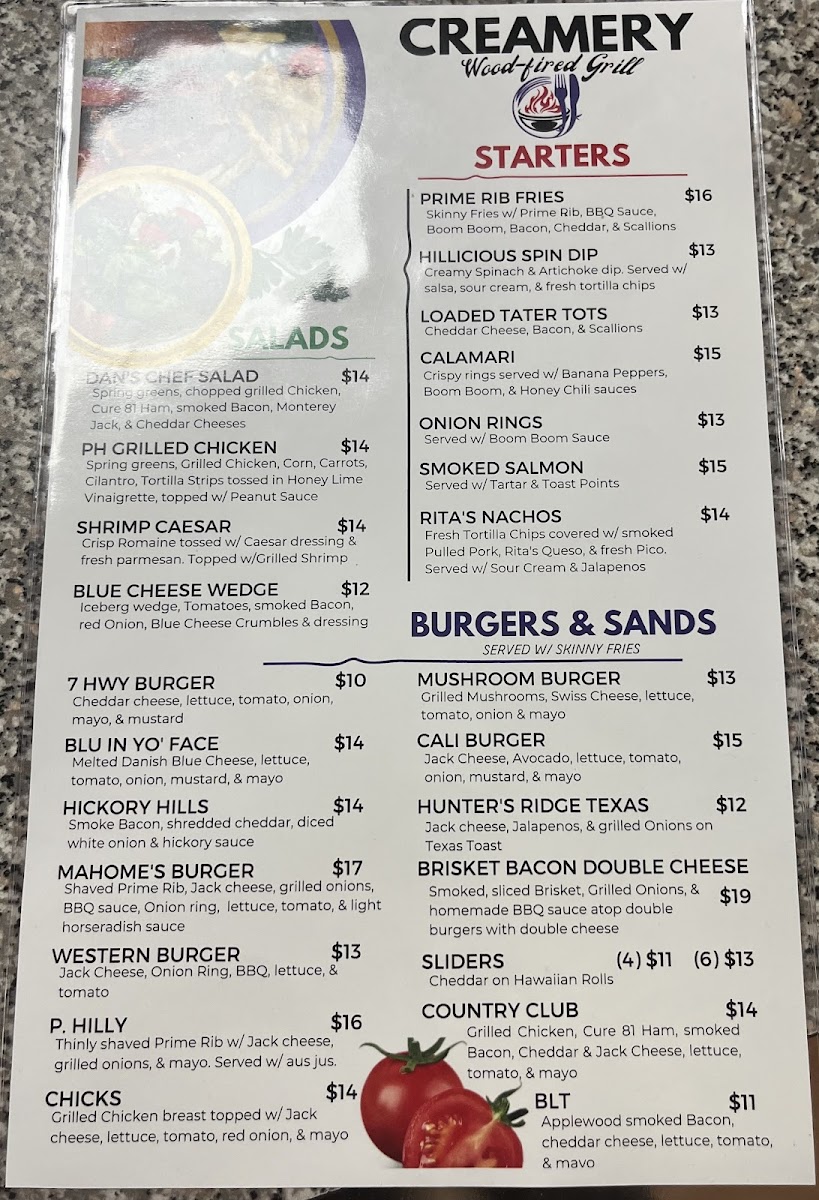 Pleasant Hill Creamery Photo Menu 5