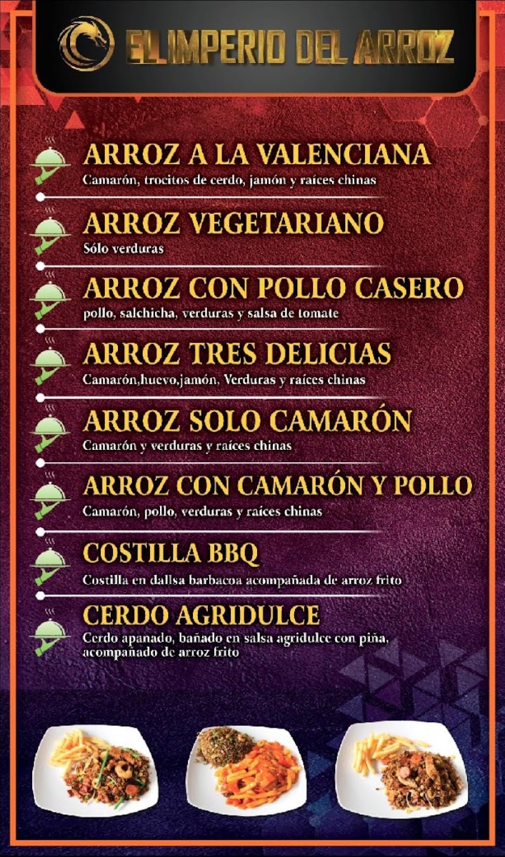 Restaurante El Imperio del Arroz Photo Menu 7