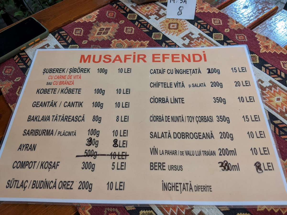 Musafir Efendi Photo Menu 7