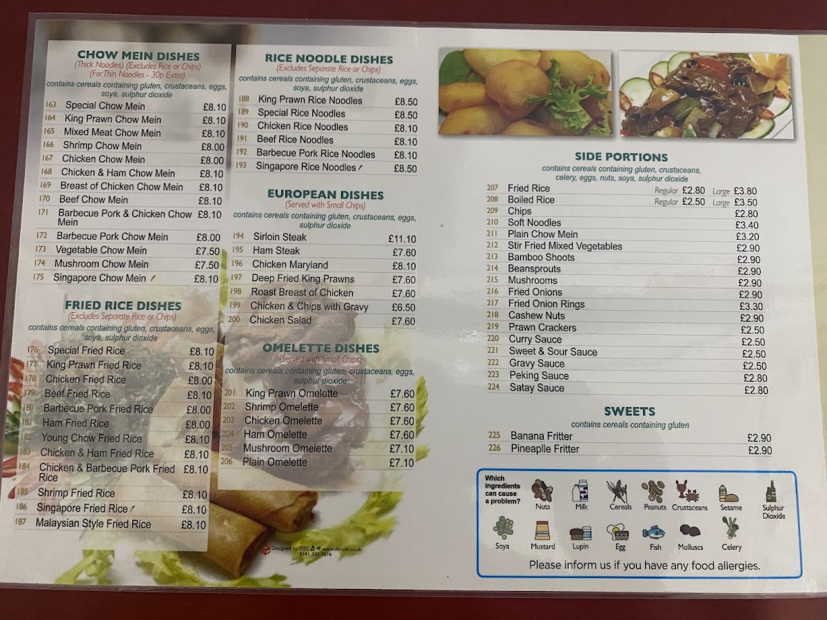 Wing Fung Restaurant Photo Menu 5