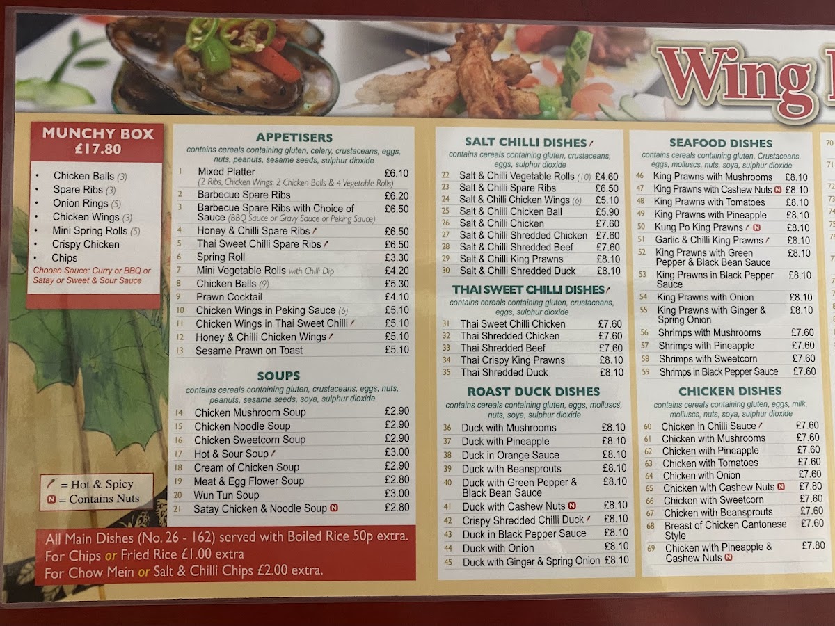 Wing Fung Restaurant Photo Menu 7