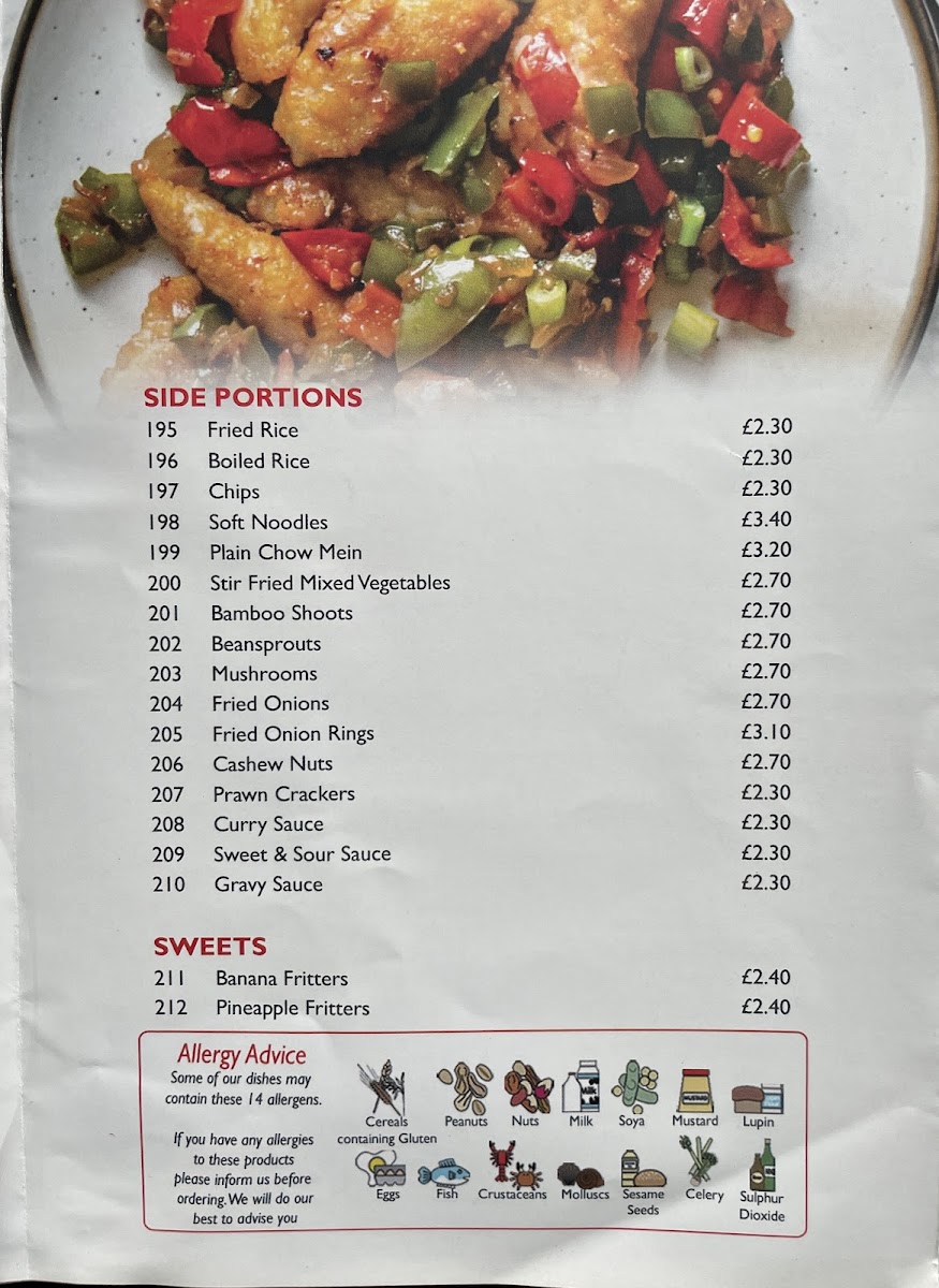 Wing Fung Restaurant Photo Menu 8