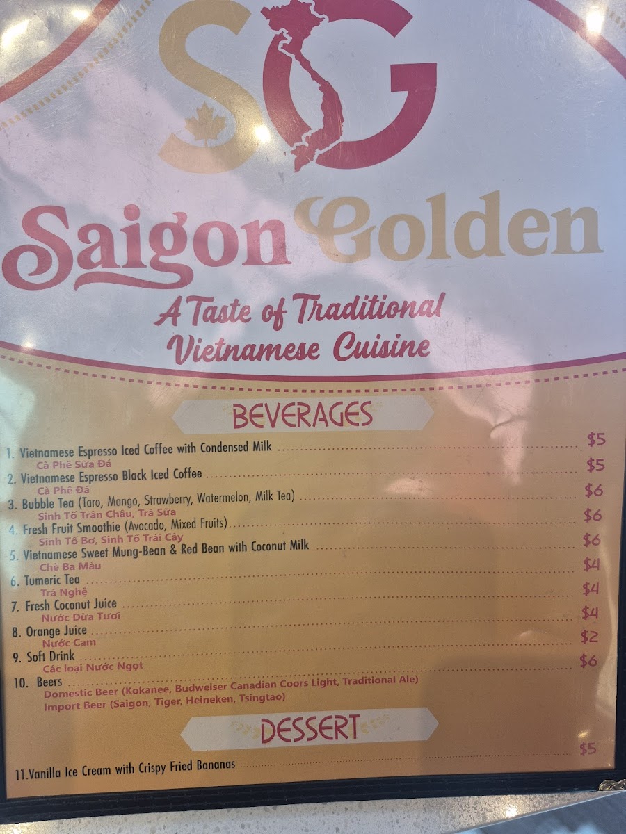 Saigon Golden Photo Menu 6