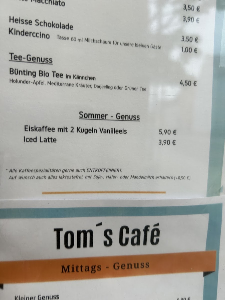 Tom’s Café Photo Menu 3