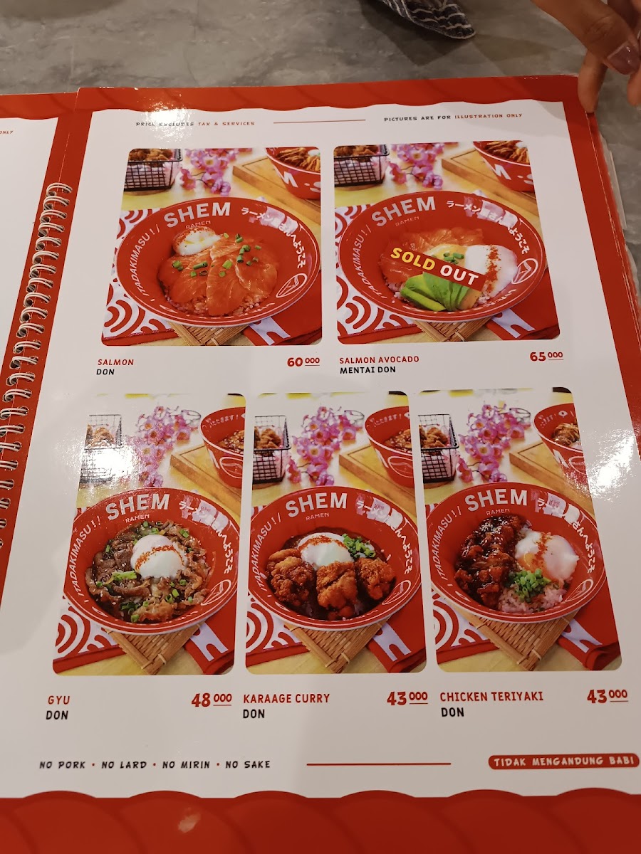 Shem Sushi Photo Menu 3