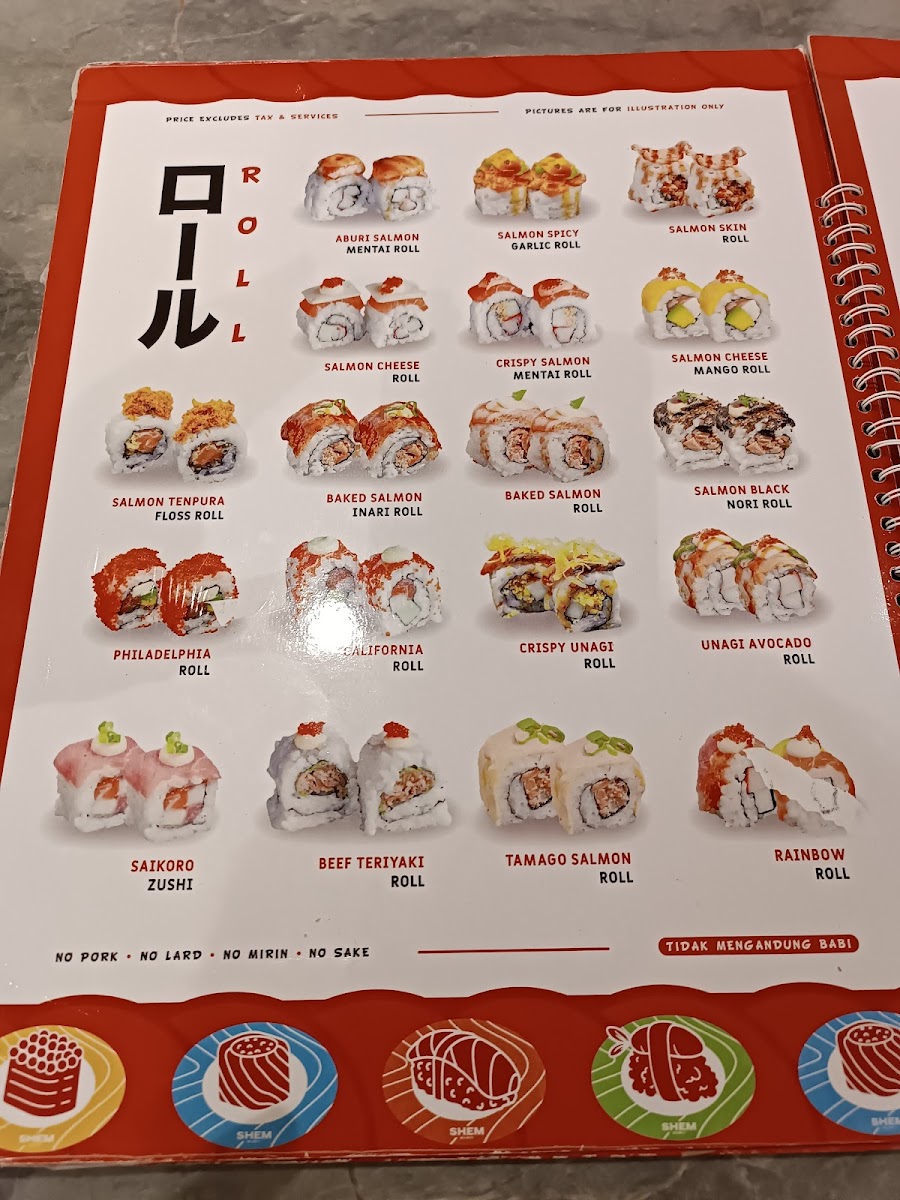 Shem Sushi Photo Menu 4
