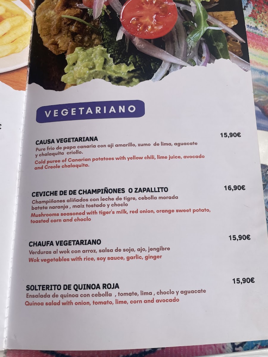 Aroma & Sabor Photo Menu 1
