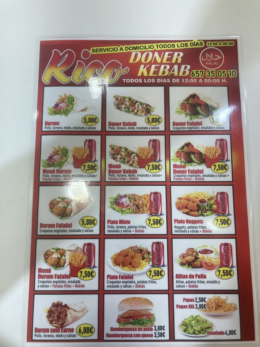 RICO DONER KEBAB Photo Menu 4
