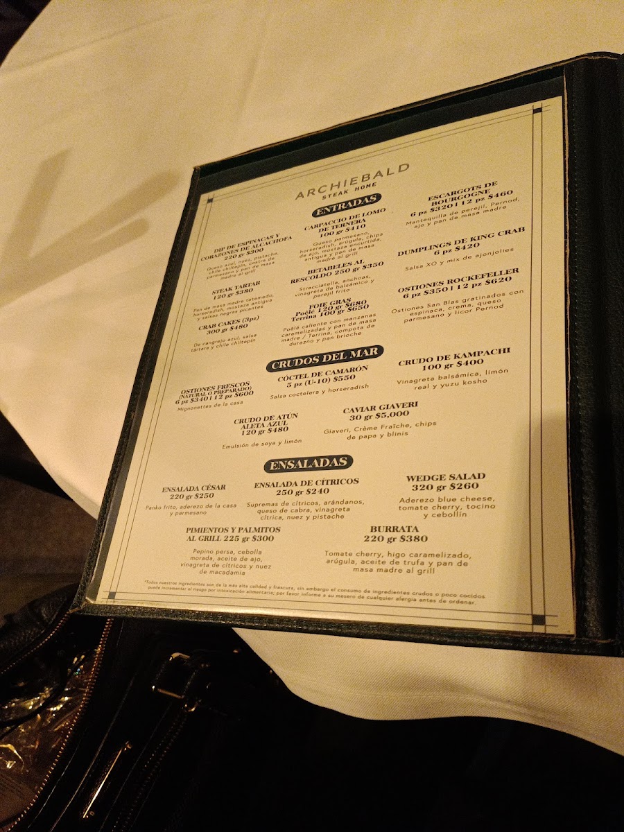 Archiebald Photo Menu 10