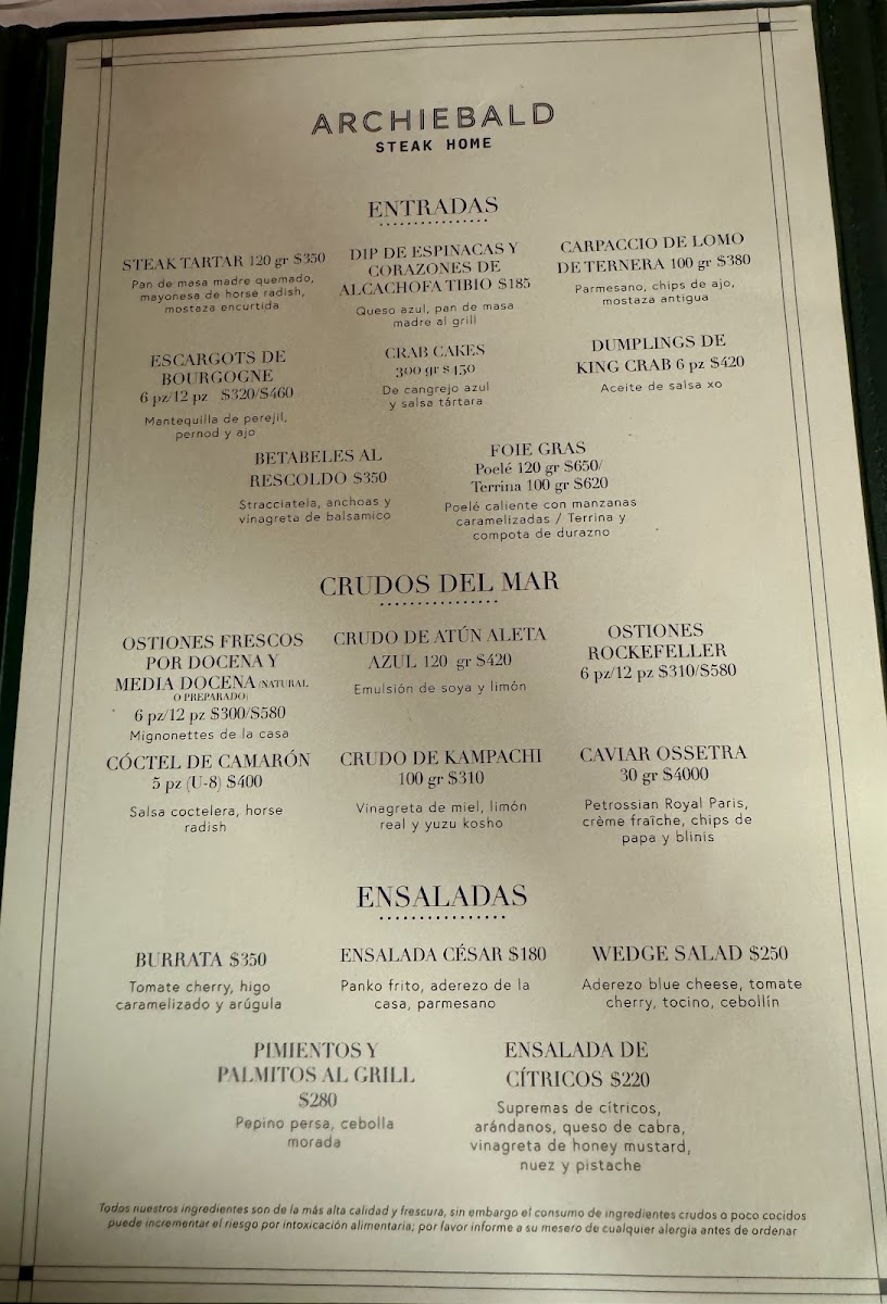 Archiebald Photo Menu 7