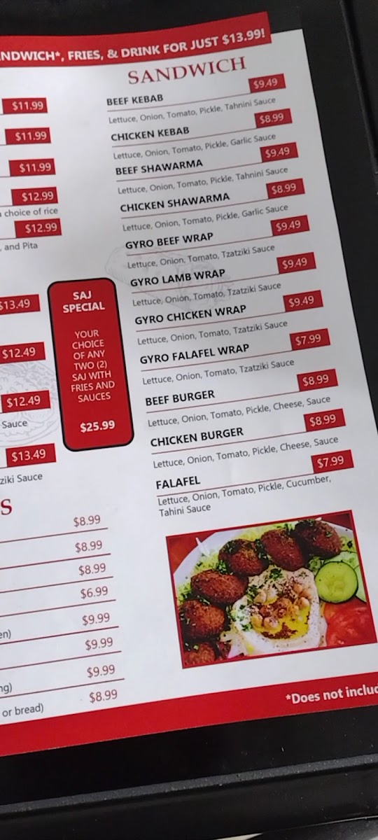 Baghdad Restaurant Westvale Plaza Photo Menu 7