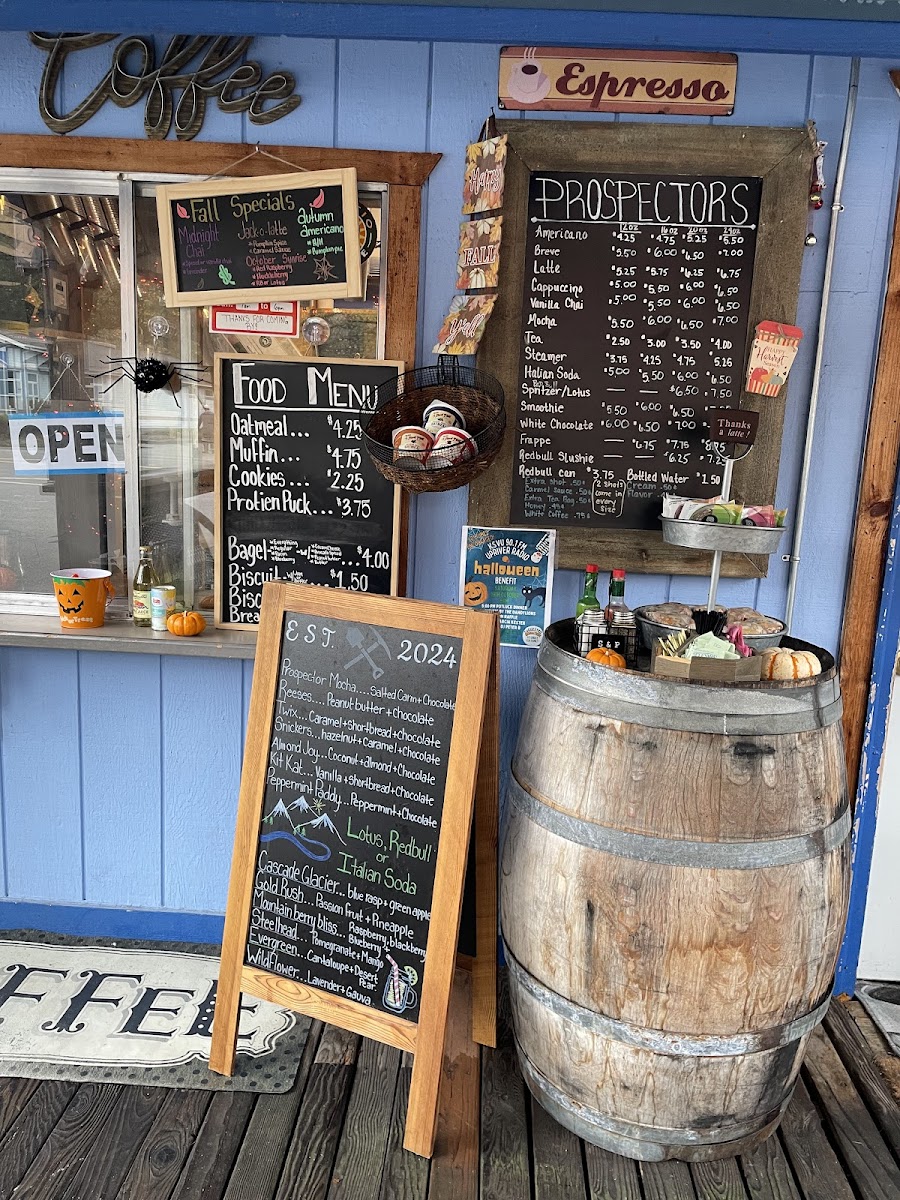 Prospectors Country Coffee Marblemount Photo Menu 6