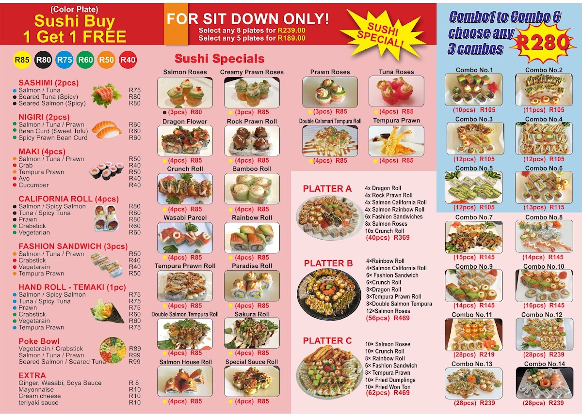 Taishan Restaurant Fairview Centre (Somerset West) Photo Menu 2