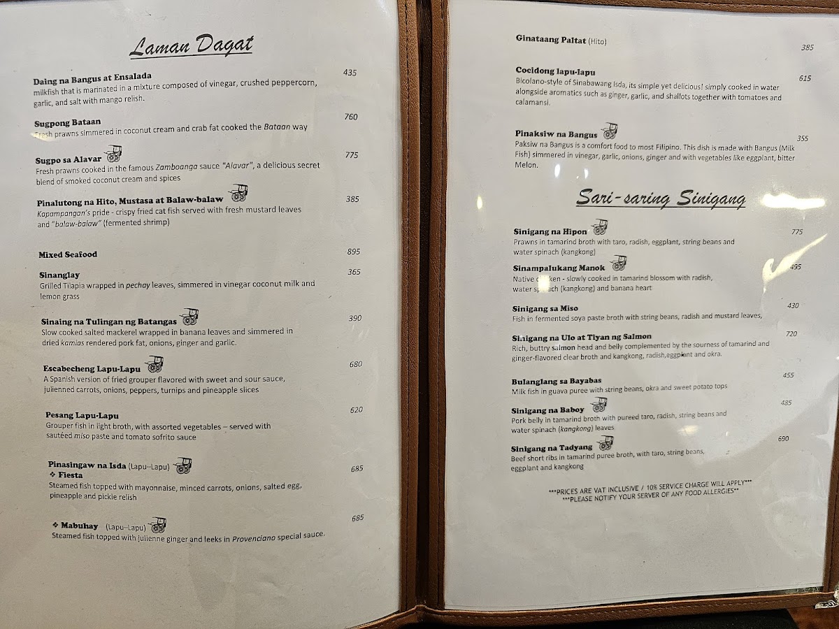 Provenciano Photo Menu 1