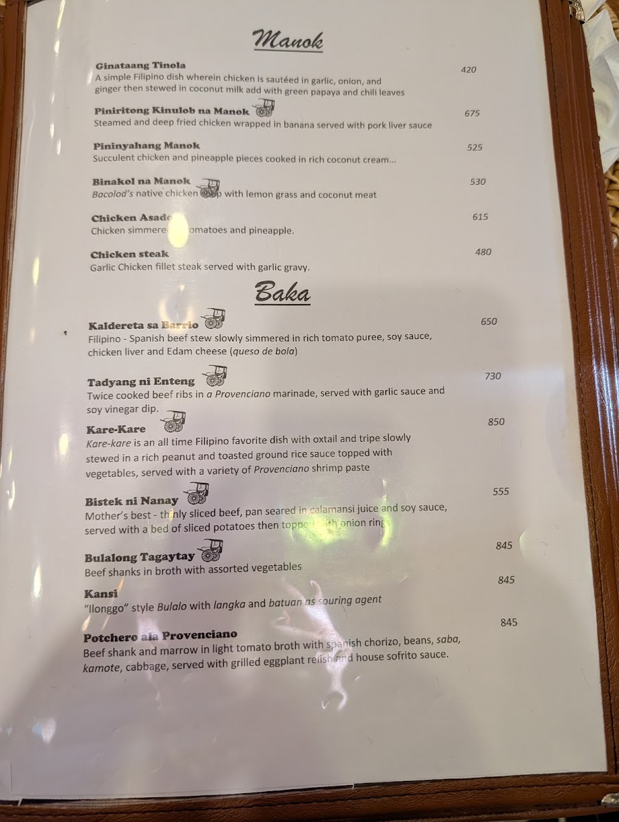 Provenciano Photo Menu 2