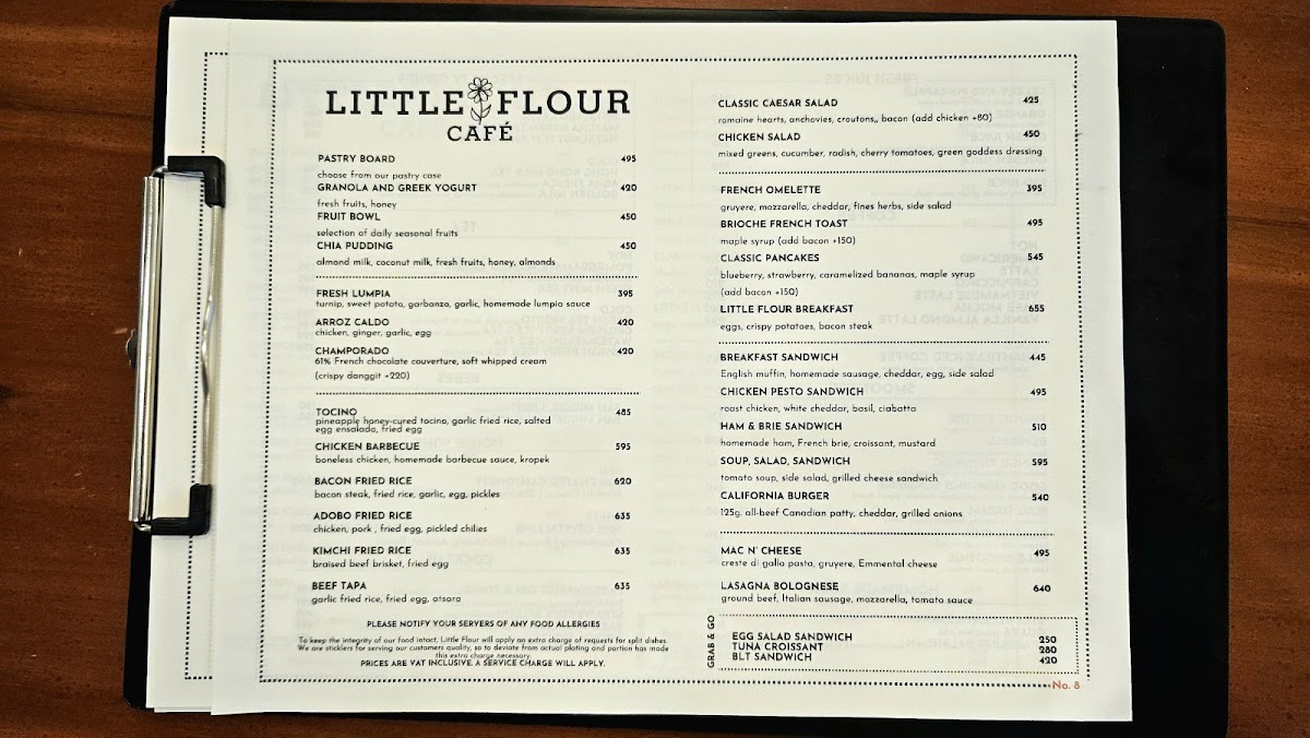 Little Flour Café - Newport World Resorts Photo Menu 4