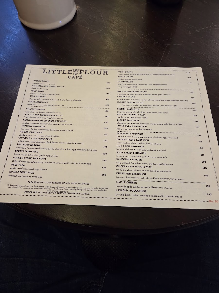 Little Flour Café - Newport World Resorts Photo Menu 8
