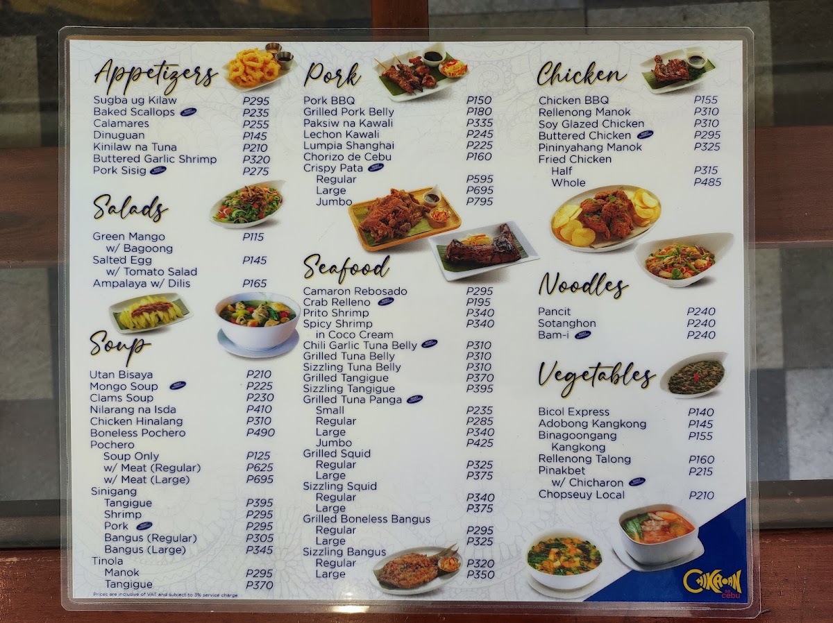 Chika-an Sa Cebu Photo Menu 1
