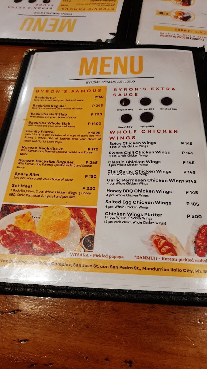 Byron's - Smallville Iloilo Photo Menu 10