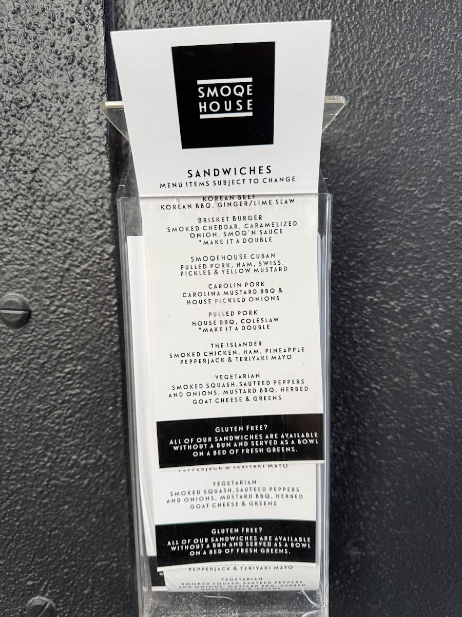Smoqehouse Photo Menu 4