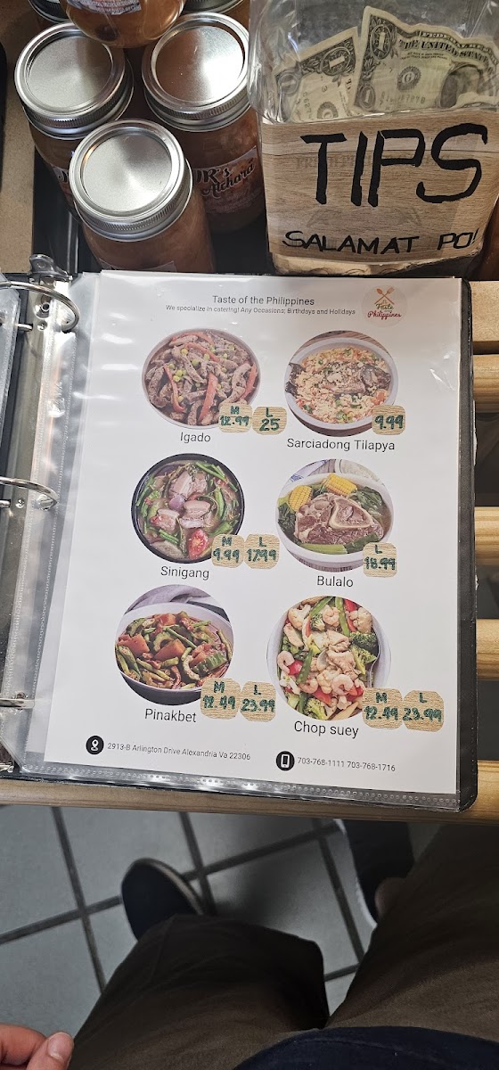 Taste of the Philippines Photo Menu 3