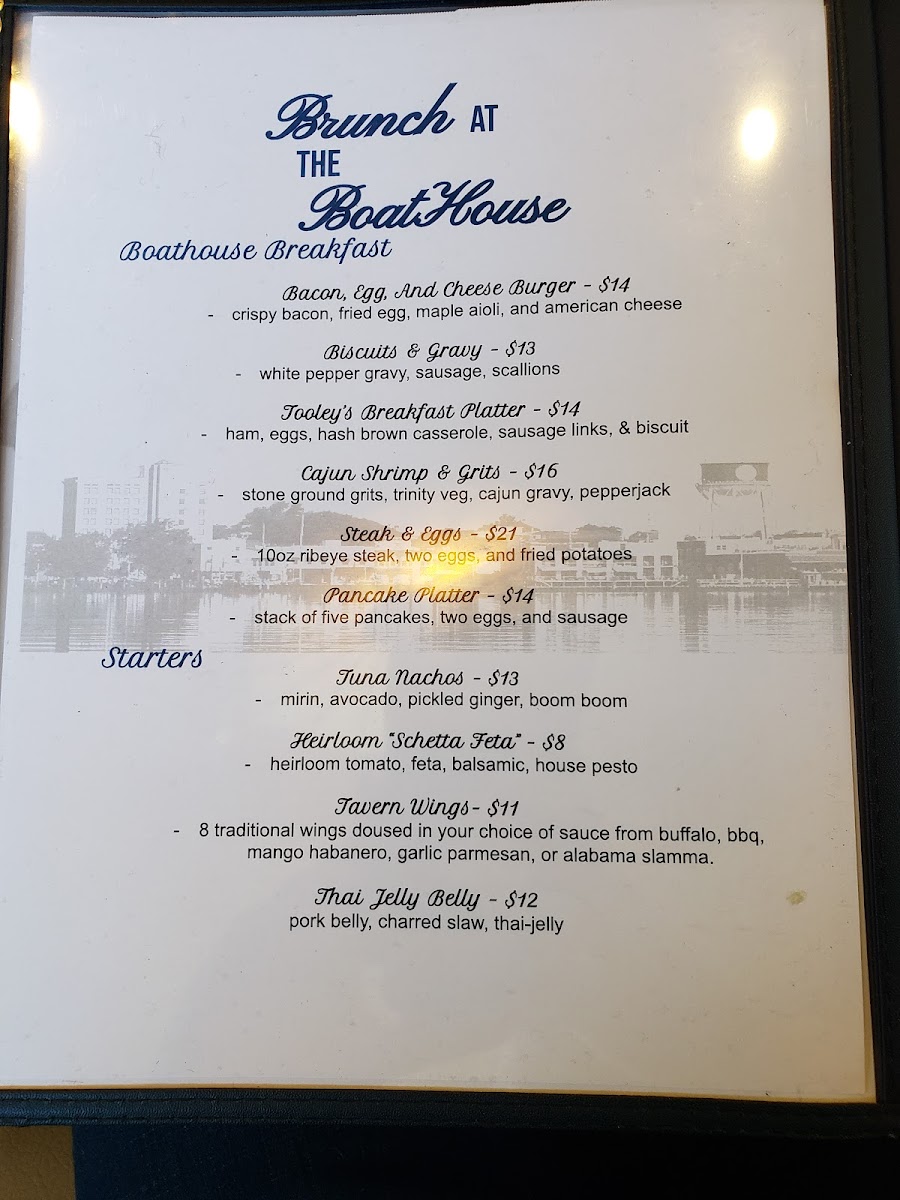 The Boathouse Photo Menu 6