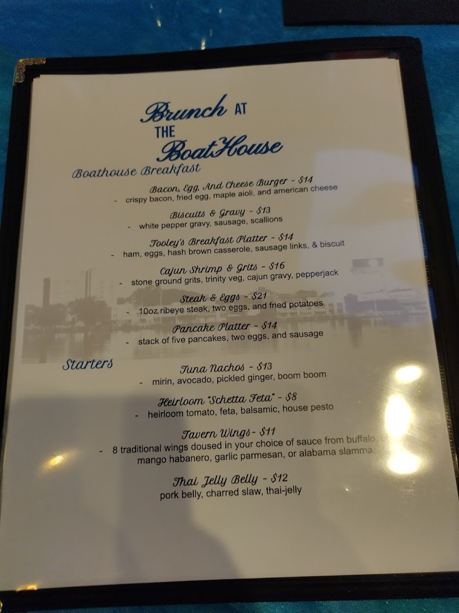 The Boathouse Photo Menu 8