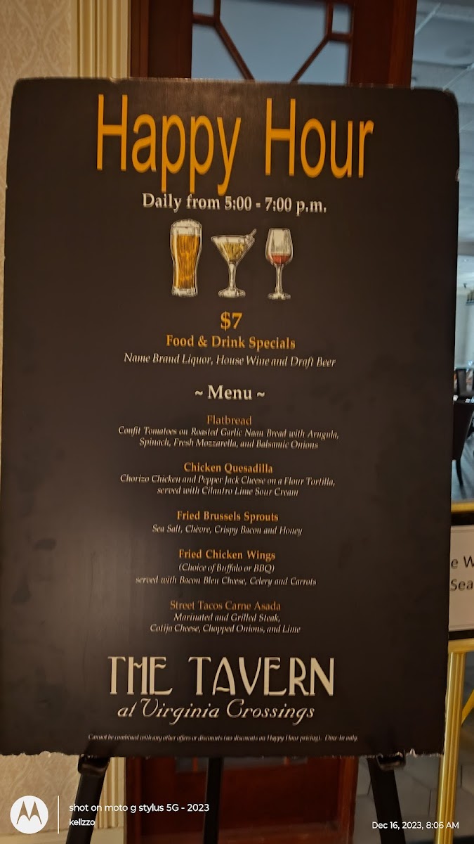 The Glen Restaurant Photo Menu 1