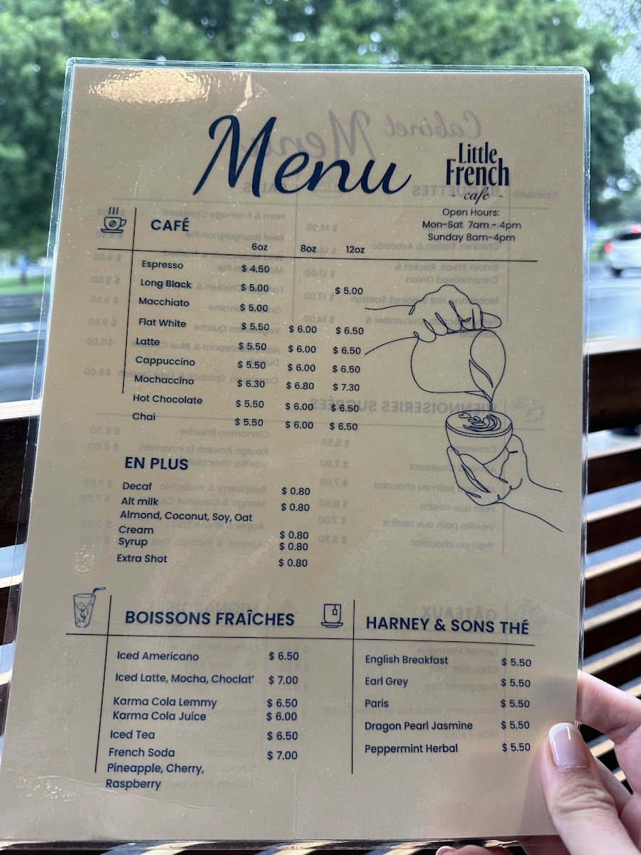 Little French Cafe Mt Albert Photo Menu 6