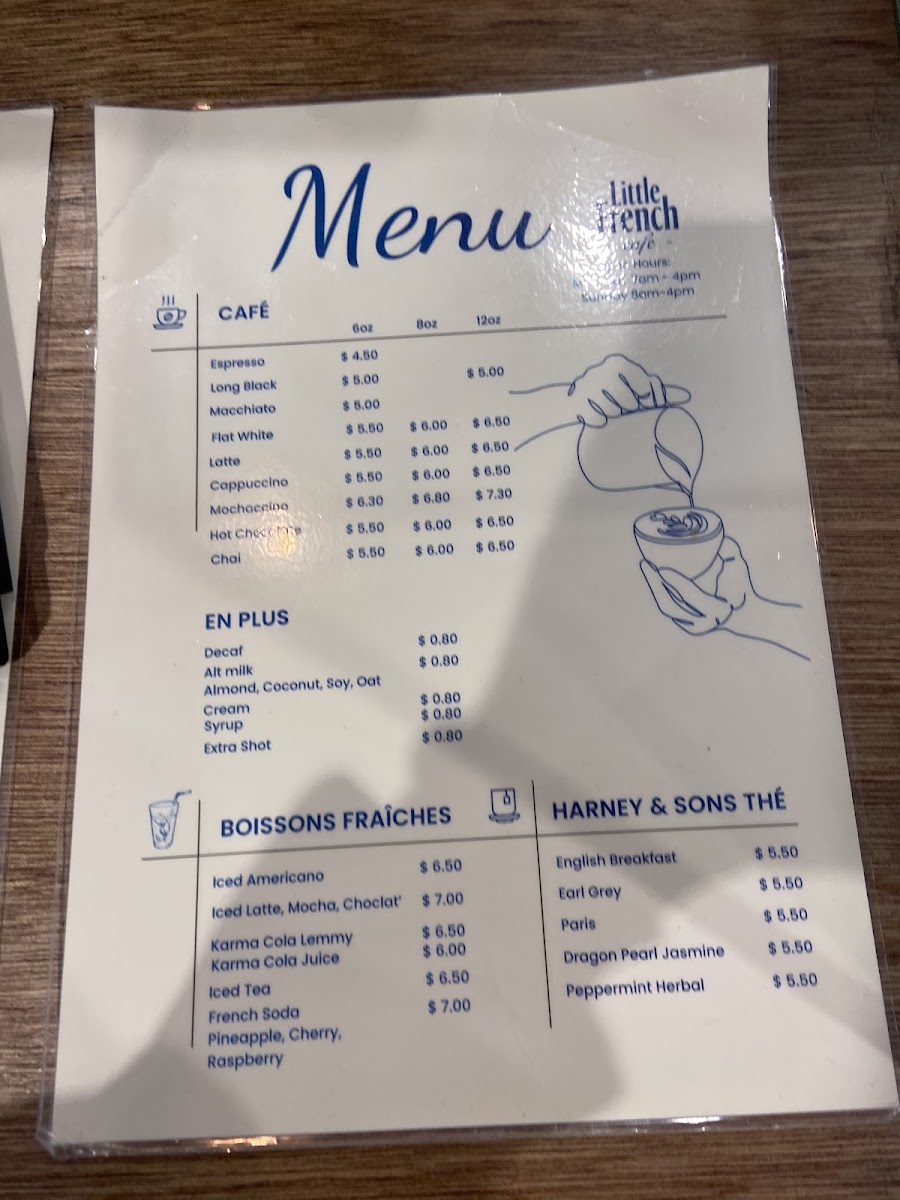 Little French Cafe Mt Albert Photo Menu 9